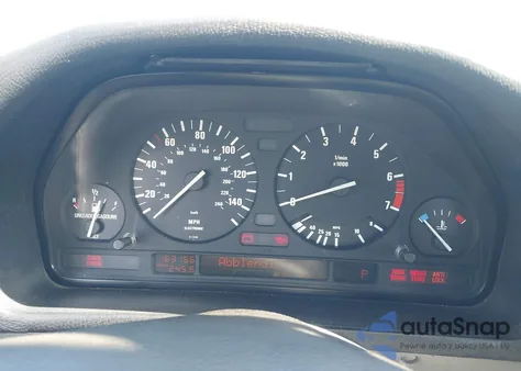 1989 BMW 525 I Automatic z USA, uszkodzony, nr VIN WBAHC2306KBE20452